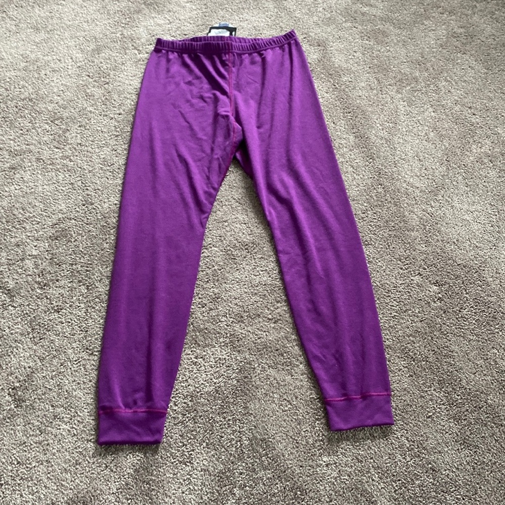 Pantagonia Purple Capilene Mid-weight Base Layer Bottoms SIZE XXL